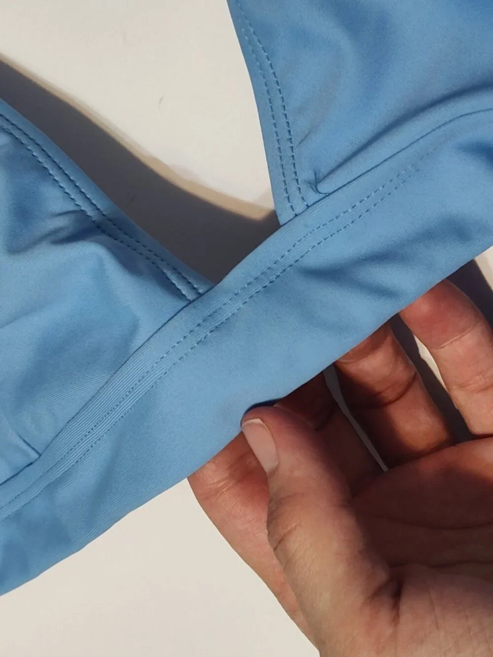 Light blue womens swimstuit swim bikini size L like new